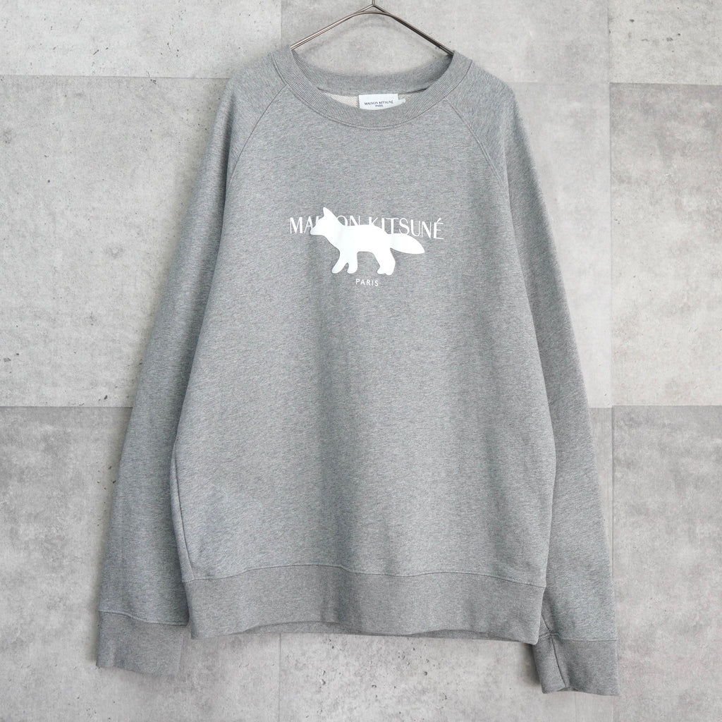 Maison Kitsune 狐狸徽标运动衫 灰色