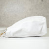 Chanel Coco Mark Caviar Leather Chain Shoulder Bag Tote Bag White