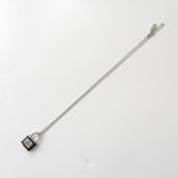 ヴィヴィアン・ウエストウッド 南京錠モチーフ オーブロゴ ネックレス シルバー×ブラック - NEWSED