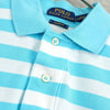 Polo Ralph Lauren Logo Border Short Sleeve Polo Shirt Blue/White