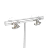 シャネル ココマーク ラインストーン ピアス シルバー レディース - NEWSED