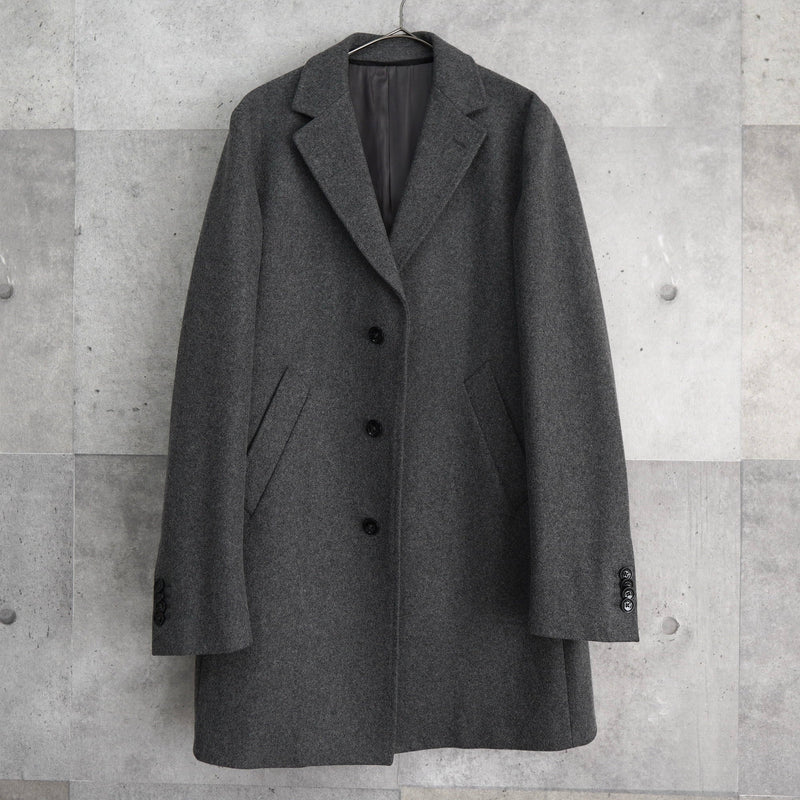 マヌエル リッツ シングル チェスターコート グレー - NEWSED