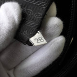 プラダ ポコノ テスート ナイロン ハンドバッグ トライアングルロゴ ブラック - NEWSED