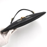 グッチ ジャッキー ワンショルダーバッグ キャンバス / レザー ブラック - NEWSED