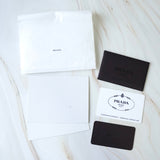 プラダ トライアングルロゴ ナイロン 三つ折り財布 ブラック 箱付き - NEWSED