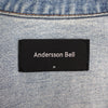 Anderson Bell Back Print Denim Jacket Blue