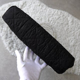 ディオール レディディオール カナージュ トロッター プラスチックハンドル トートバッグ ナイロンキャンバス /レザー ブラック 黒 - NEWSED