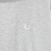 灰色 Fred Perry 徽标拉链连帽衫