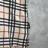 バーバリー ブラック レーベル ホースロゴ 刺繍 ノバチェック 半袖トップス ベージュ - NEWSED