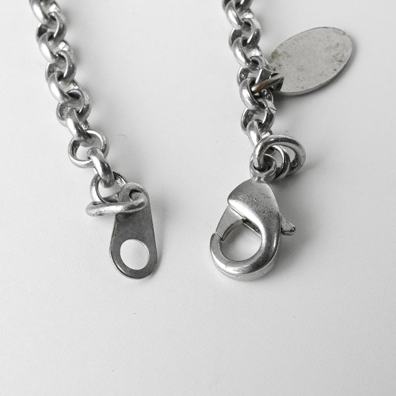 ヴィヴィアン ウエストウッド オーブ ラインストーン シルバー ネックレス 箱付き - NEWSED