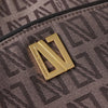 Valentino Vintage Diana 尼龙帆布棕色手提包/迷你包