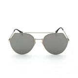 フェンディ ダブルブリッジ メタル サングラス シルバー / ブラック - NEWSED