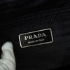 Prada Pocono Tessuto 尼龙/皮革半单肩包，带黑色三角形标志
