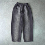 アレキサンダー ワン ロゴ ラインストーン スウェットパンツ グレー - NEWSED