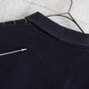 Fred Perry 徽标刺绣条纹短袖黑色 Polo 衫