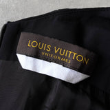 ルイ ヴィトン パフスリーブ シフォン ワンピース ブラック - NEWSED