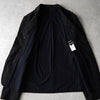 アン ドゥムルメステール クロス刺繍 シングル テーラードジャケット ブラック