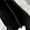 Prada Pocono Tessuto Nylon/Leather Triangle Plate Shoulder Bag in Black