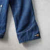Carhartt denim jacket coverall white stitch indigo
