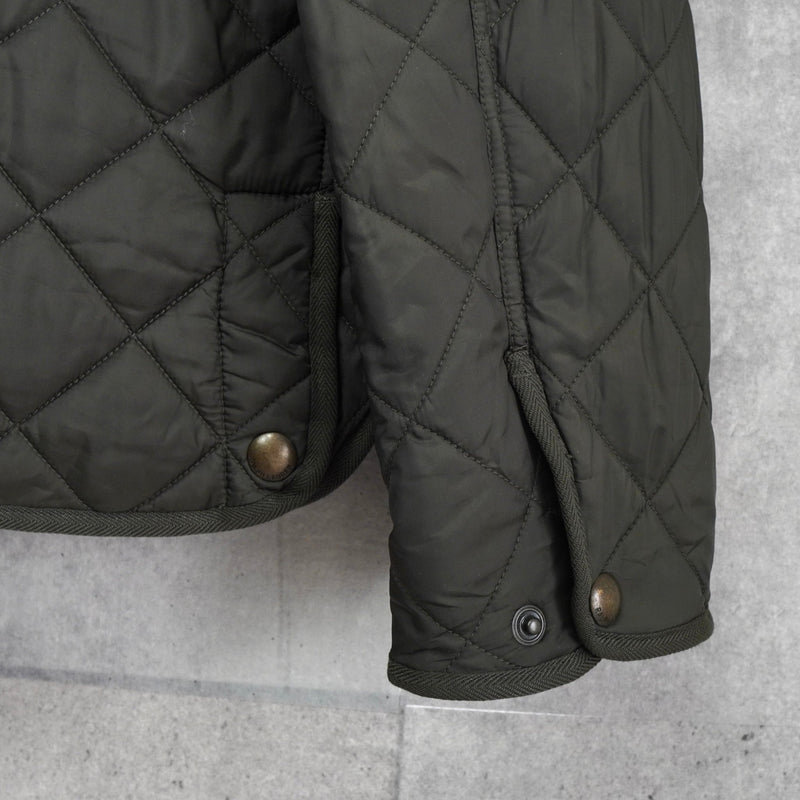 ポロ ラルフローレン コーデュロイ襟 キルティングジャケット ミリタリージャケット カーキ - NEWSED