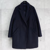 ラコステ ウールコート チェスターコート オーバーコート ネイビー