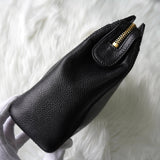 シャネル ロゴ キャビアスキン チェーン ショルダーバッグ ブラック - NEWSED