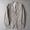 Jil Sander 单排扣修身夹克，露背，春夏，米色