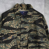 ポロ スポーツ ラルフローレン ヴィンテージ カモ柄 ミリタリージャケット カーキ - NEWSED