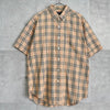 Burberry London Nova 米色格纹短袖衬衫