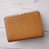 ヴィヴィアン・ウエストウッド オーブ レザー 三つ折り財布 キャメル - NEWSED