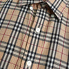 Burberry London Nova 米色格纹短袖衬衫