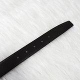 セリーヌ ヴィンテージ ロゴバックル レザー ブラック - NEWSED