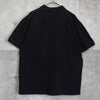 Play Comme des Garçons Heart Logo Short Sleeve Polo Shirt in Black/Red