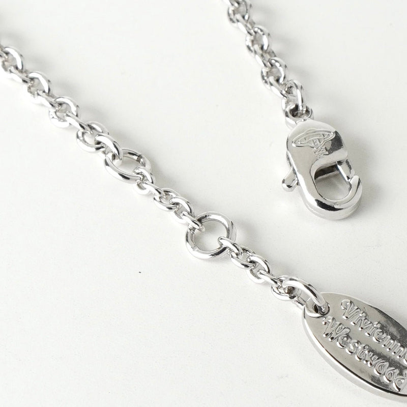 ヴィヴィアン ウエストウッド オーブ メイフェア ラインストーン シルバー ブレスレット - NEWSED