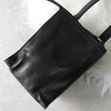プラダ レザー ミニショルダーバッグ ブラック - NEWSED