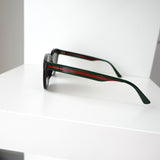 グッチ シェリーライン サングラス ブラック - NEWSED