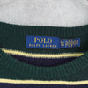Polo Ralph Lauren 徽标刺绣条纹针织绿色