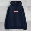 Supreme Box Logo 连帽衫 Parka 海军蓝