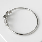 サルバトーレ フェラガモ ガンチーニ バングル シルバー 箱付き - NEWSED