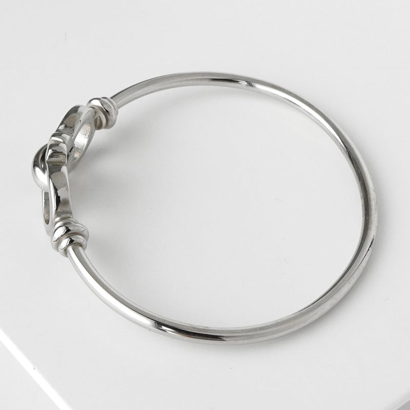 サルバトーレ フェラガモ ガンチーニ バングル シルバー 箱付き - NEWSED