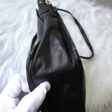 ロエベ アナグラム レザー ショルダーバッグ ポシェット ブラック - NEWSED