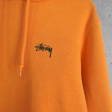 ステューシー フーディー パーカー オレンジ - NEWSED