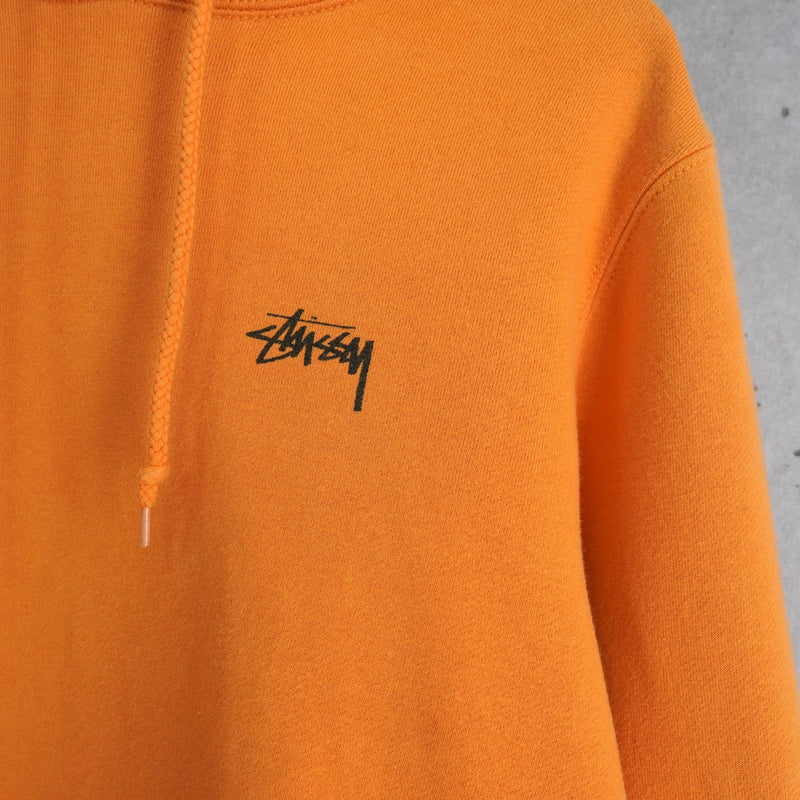 OLD STUSSY オレンジ フード付きパーカー 中古・古着通販】stussy (ステューシー) 8 Ball Pull Over Hoody