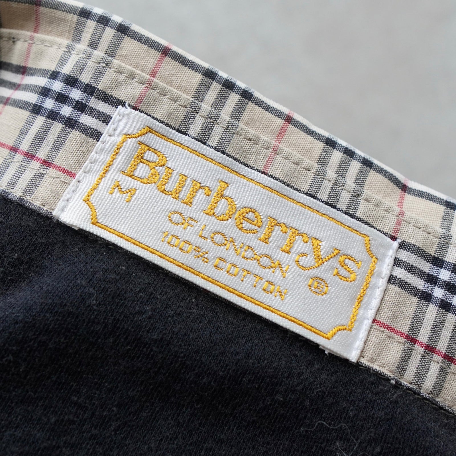 バーバリー ヴィンテージ ノバチェック ホースロゴ 刺繍 半袖