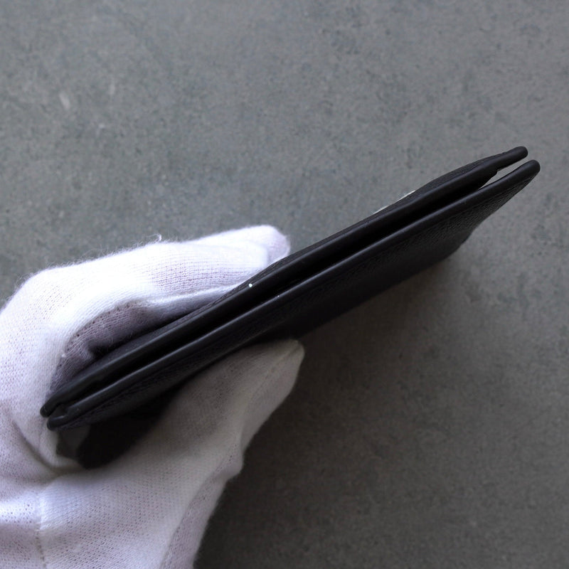 メゾン マルジェラ 四つタグ レザー 二つ折り財布 ブラック | ブランド