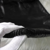 プラダ ステッチ ナッパレザー トートバッグ ブラック - NEWSED