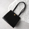 Celine Vintage Star Ball Calf Leather Shoulder Bag in Black