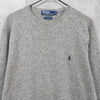 Polo Ralph Lauren 徽标刺绣针织灰色