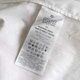 メゾンマルジェラ オーバーサイズ ドッキング ニット シャツワンピース ベージュ / ホワイト レディース - NEWSED