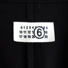 MM6 Maison Margiela Zip-up Hooded Coat Wool Coat Long Coat Different Material Switching